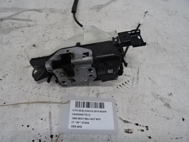 SERRURE DE PORTE AVANT GAUCHE Citroën Berlingo, Utilisé, Gauche, Citroën