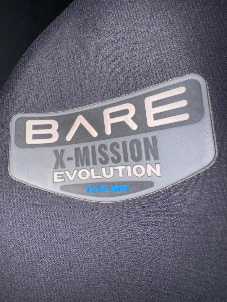 Droogpak Bare X-Mission Evo, Sports nautiques & Bateaux, Plongée, Utilisé, Combinaison de plongée, Enlèvement ou Envoi