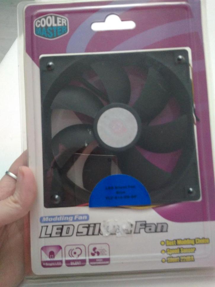 Cooler Master LED silent fan, Computers en Software, Computerkoelers, Nieuw, Luchtkoeling, Ophalen of Verzenden