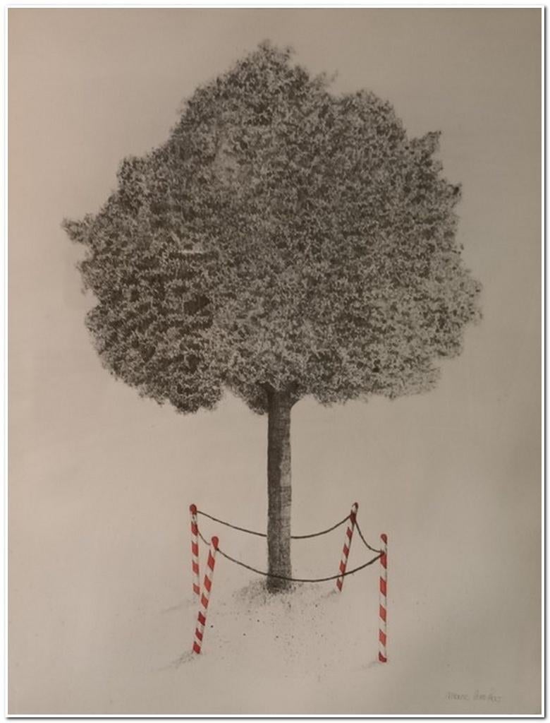 Marc van Loo (1953) - Ingekleurde ets, Enlèvement, Eau-forte