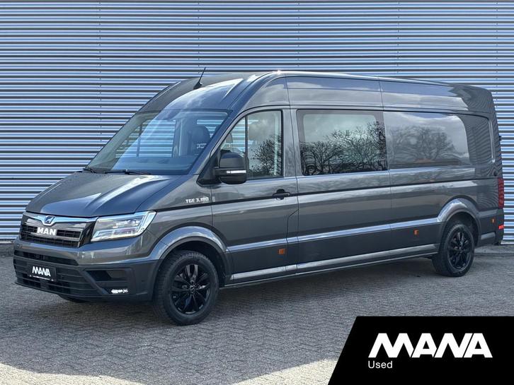 MAN TGE 3.180 L4H3 DC 6 Zits Automaat LED Trekhaak Clima Car, Autos, Camionnettes & Utilitaires, Entreprise, Achat, ABS, Caméra de recul