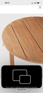 Ethnicraft outdoor bijzet tafel, Enlèvement, Comme neuf