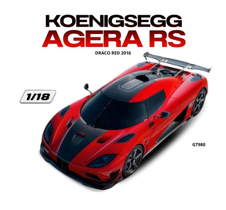 Koenigsegg Agera RS GT Spirit nouveau, Hobby & Loisirs créatifs, Voitures miniatures | 1:18, Neuf, Voiture, Autres marques, Enlèvement ou Envoi