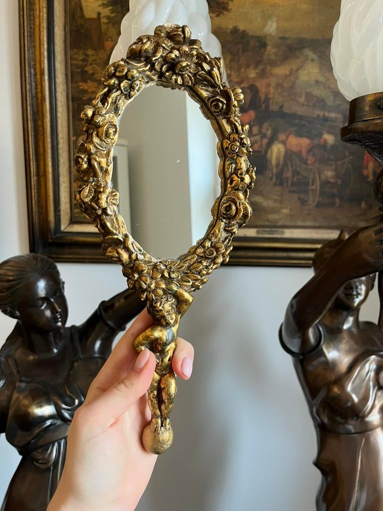 Mooi antiek spiegeltje, Antiek en Kunst, Antiek | Spiegels, Ophalen