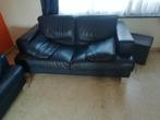 Mooie lederen salon zetel 3 en 2 personen, Enlèvement