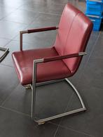 Lederen stoelen (6 stuks), Huis en Inrichting, Ophalen, Overige kleuren, Zo goed als nieuw, Modern