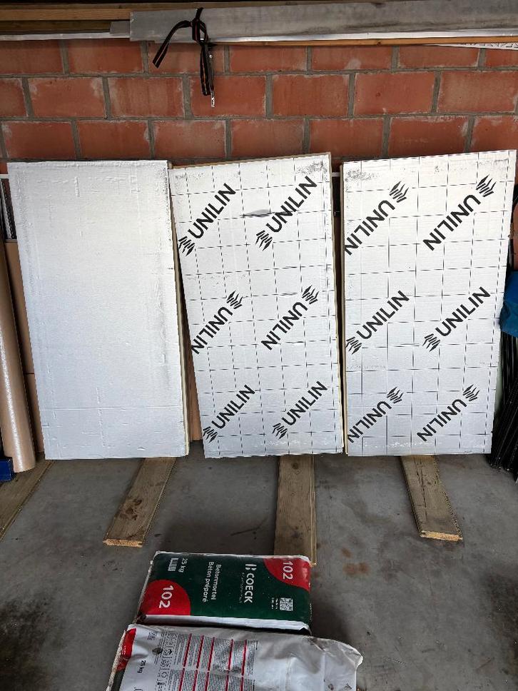 unilin PIR isolatie 10cm tand en groef, Doe-het-zelf en Bouw, Isolatie en Afdichting, Nieuw, Vloerisolatie, Muurisolatie, Hardschuim (Pir)