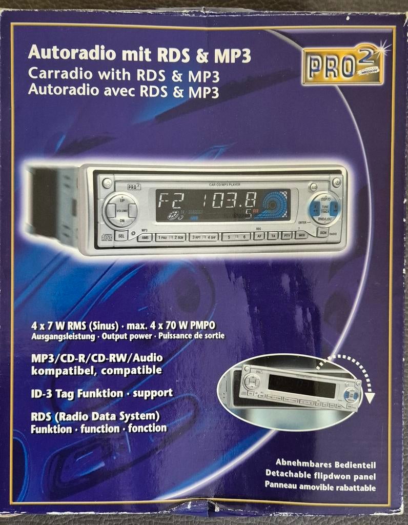 Autoradio  - MP3 - lecture CD - Radio, Enlèvement