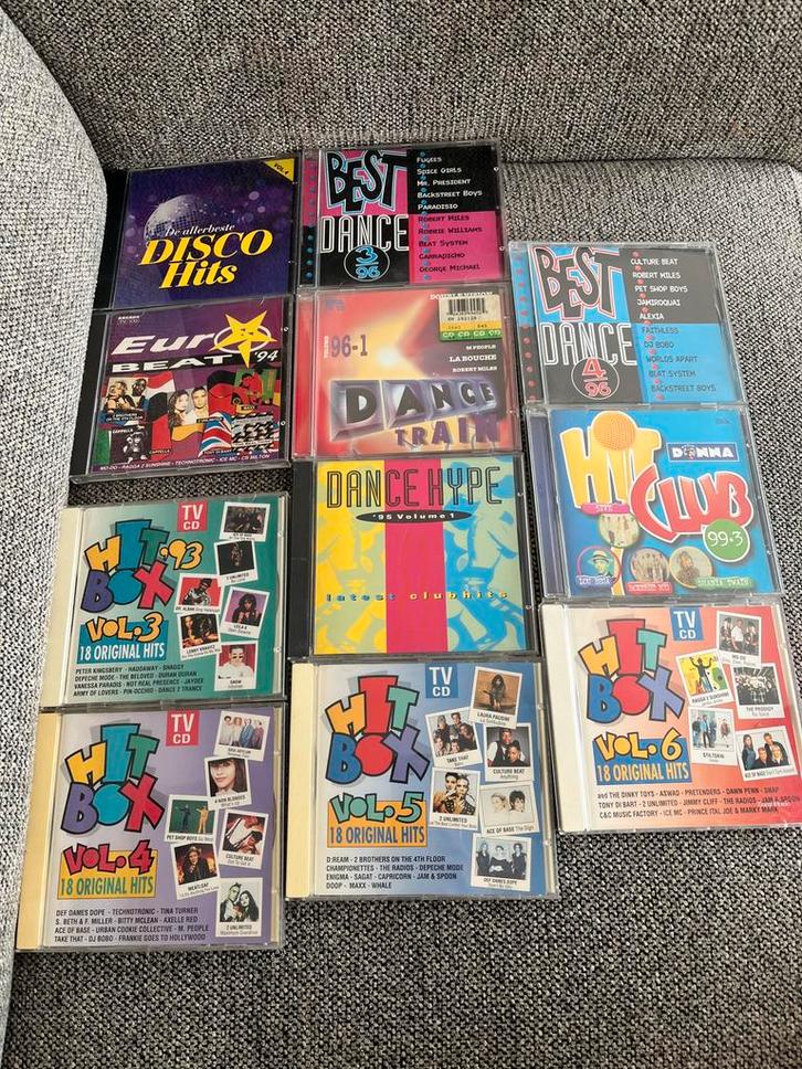 Pakket met  11cd’s  DANCE uit de jaren ‘90, Cd's en Dvd's, Vinyl | Verzamelalbums, Dance, Ophalen