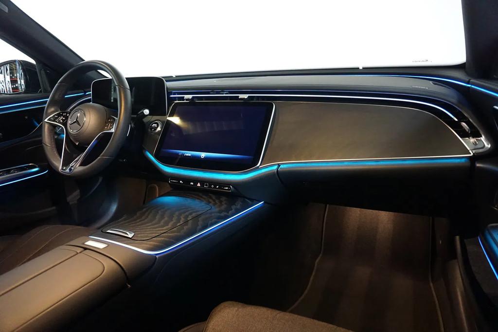 Mercedes-Benz E-Class 220 d - TREKHAAK WEGKLAPBAAR, Auto's, Automaat, 145 kW, Gebruikt, Leder en Stof