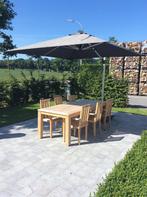 Tuinset, Tuin en Terras, Ophalen, Gebruikt, 6 zitplaatsen, Teakhout