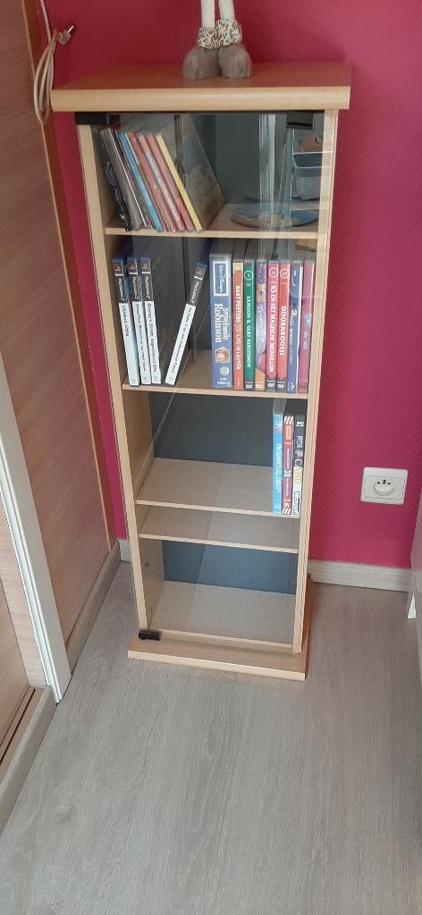 cd kast, Ophalen, Gebruikt, Hout, Cd's of Dvd's