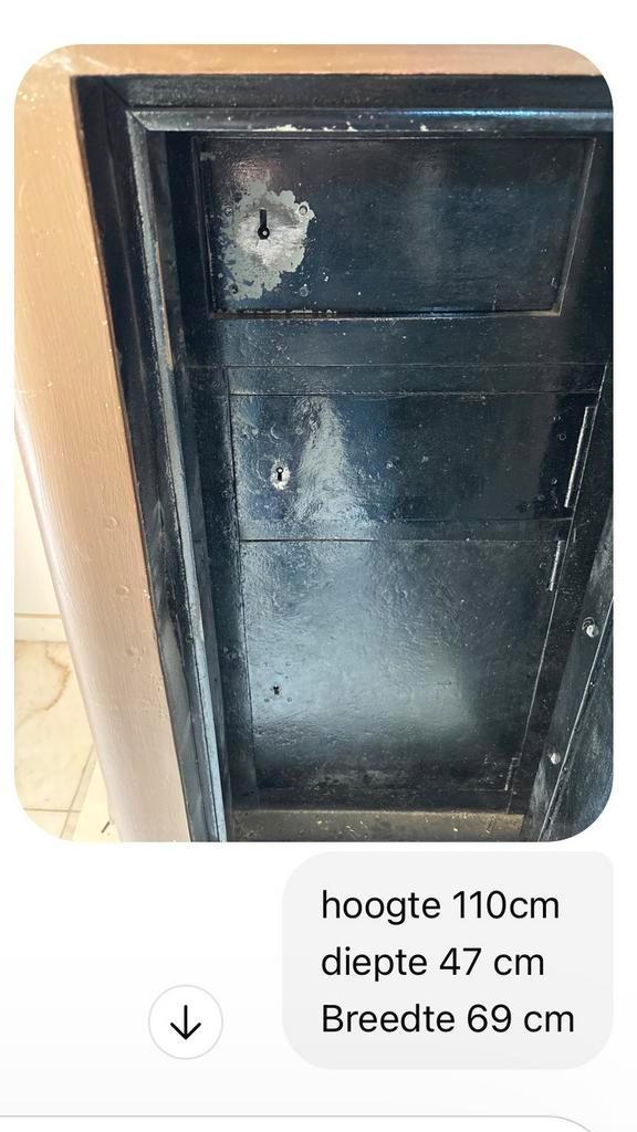 Coffre-fort industriel, Maison & Meubles, Extincteurs & Coffres-forts, Utilisé, Coffre-fort, Enlèvement
