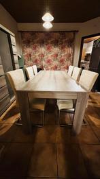 Eettafel met 6 stoelen, Ophalen, Gebruikt, Mosern, 4 tot 6 stoelen