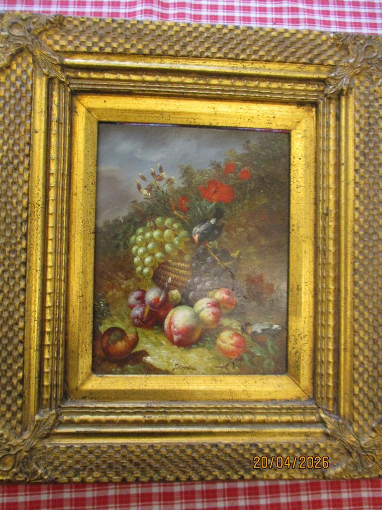 nature morte huile sur bois, Envoi