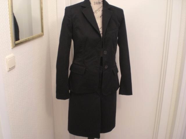 Tailleur Jupe Noir "Mng Suit" Taille 40, Kleding | Dames, Jasjes, Kostuums en Pakken, Gedragen, Kostuum of Pak, Maat 38/40 (M)