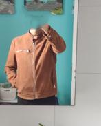 Blouson effet suédine, Taille 52/54 (L), Brun, Enlèvement, Porté