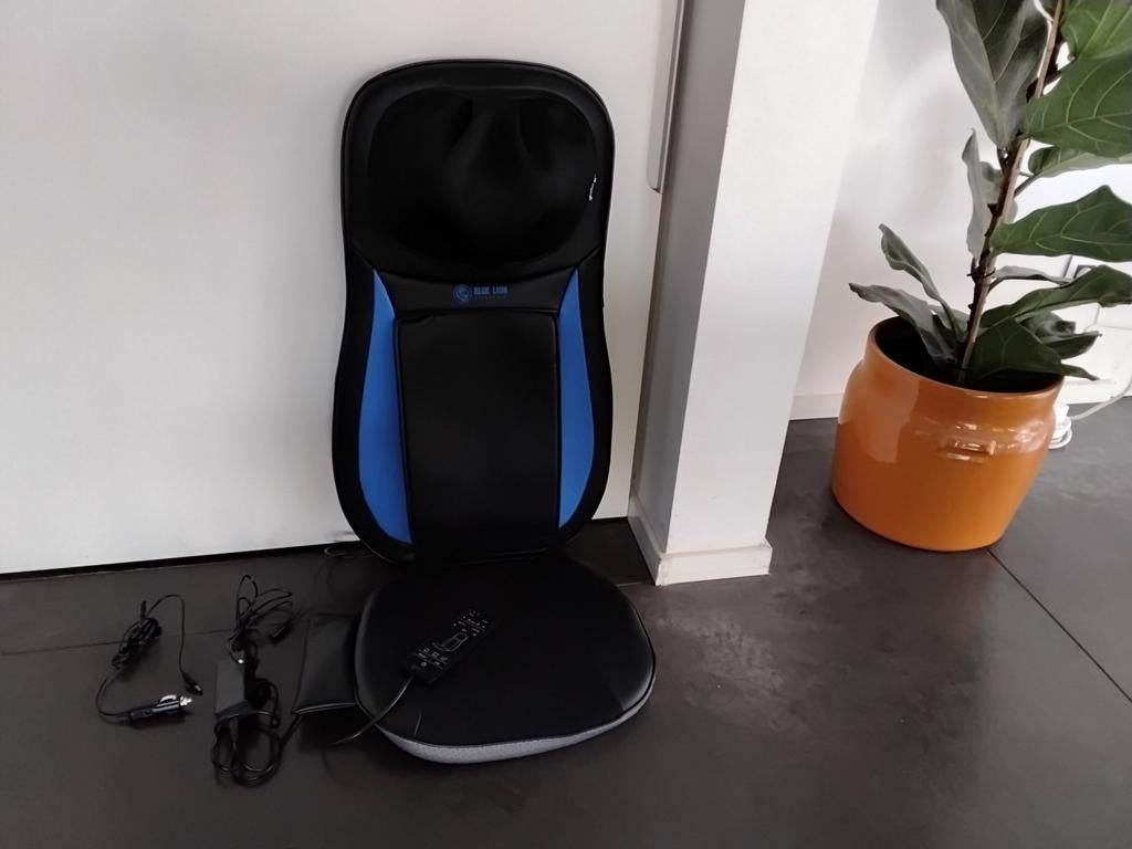 Blue Lion Massagekussen Rug én Nek Massage Apparaat + warmte, Sport en Fitness, Massageproducten, Apparaat, Ophalen