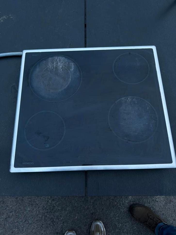 Siemens keramische kookplaat, Electroménager, Tables de cuisson, Utilisé, Encastré, 4 zones de cuisson, Enlèvement