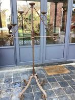 Massief ijzeren kandelaar, Antiek en Kunst, Ophalen, Overige materialen