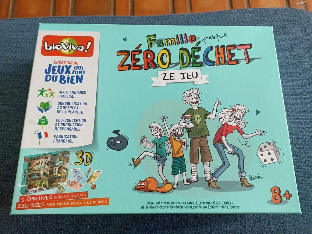 Jeu Famille presque Zéro Déchet, Vijf spelers of meer, Ophalen, Nieuw, Bioviva éditions