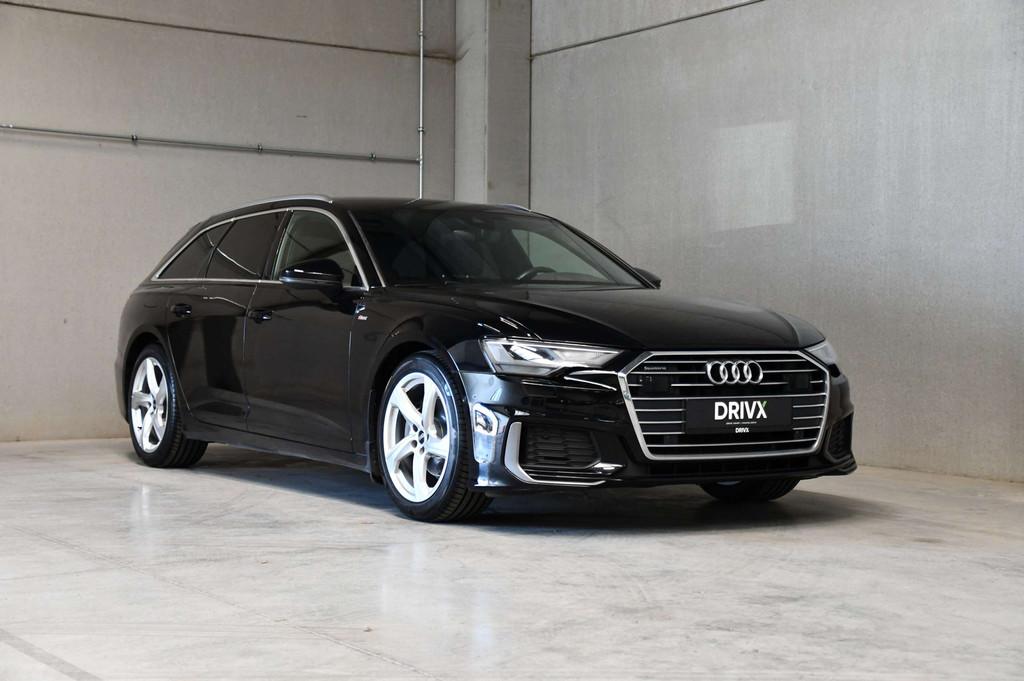 Audi A6 S-Line - Quattro - 40TDI - DAB - ACC - Trekhaak, Auto's, 1800 kg, Gebruikt, 4 cilinders, Alcantara