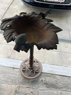 Antieke gietijzeren vogelbadbak, Tuin en Terras, Ophalen, Gebruikt