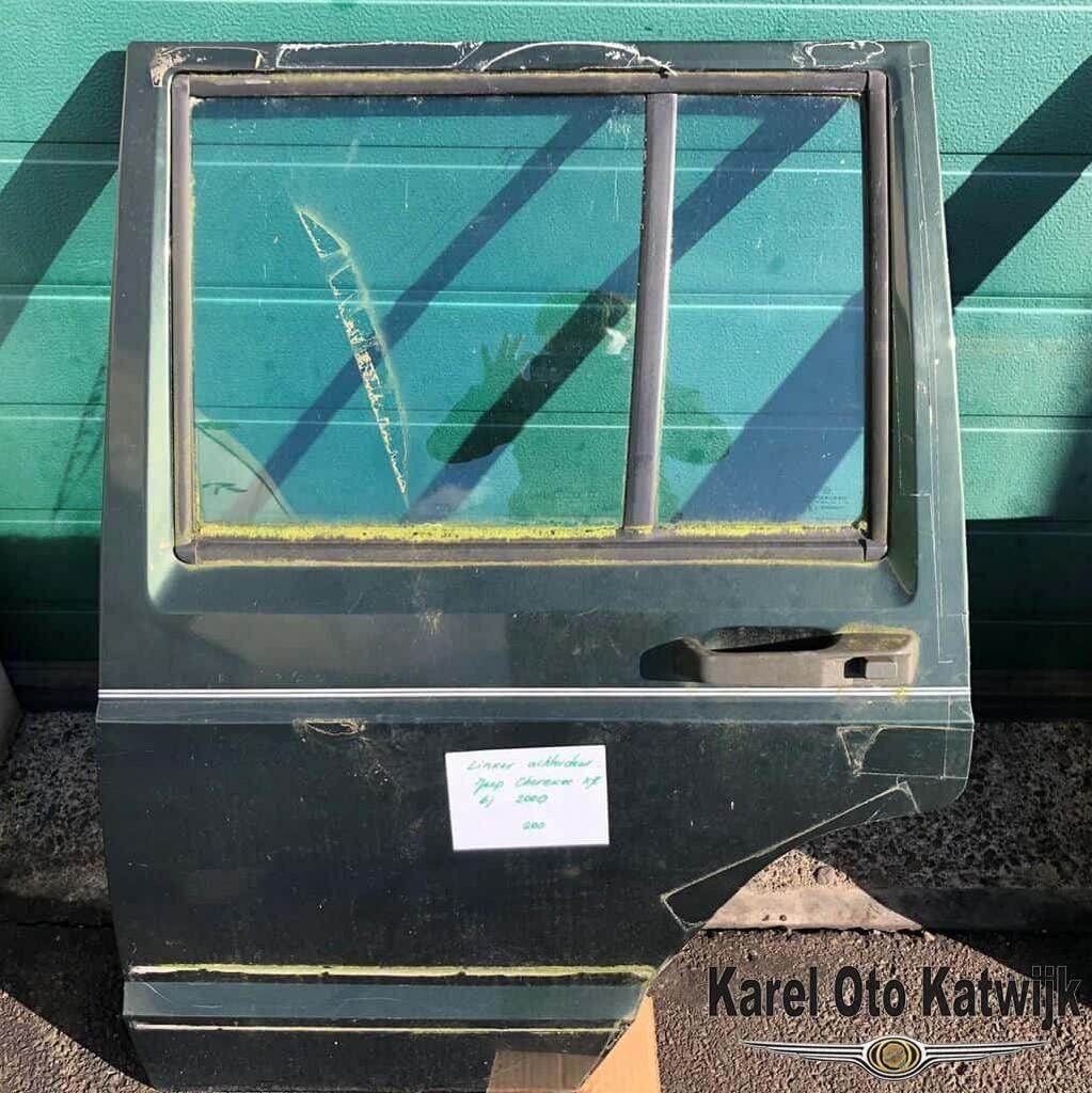 Achterdeur links Jeep Cherokee XJ Groen, Gebruikt, -, Deur, -