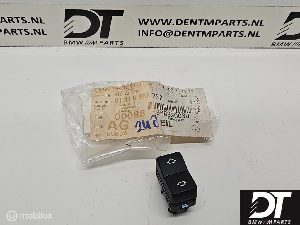 Upper backrest adjustment switch BMW E39 E38 61318352732, Nieuw, Ophalen of Verzenden, BMW, BMW