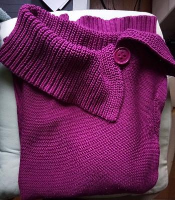 pull femme mi-saison sans défaut grand col 4€, Kleding | Dames, Truien en Vesten, Maat 38/40 (M), Inconnue, Paars, Ophalen of Verzenden