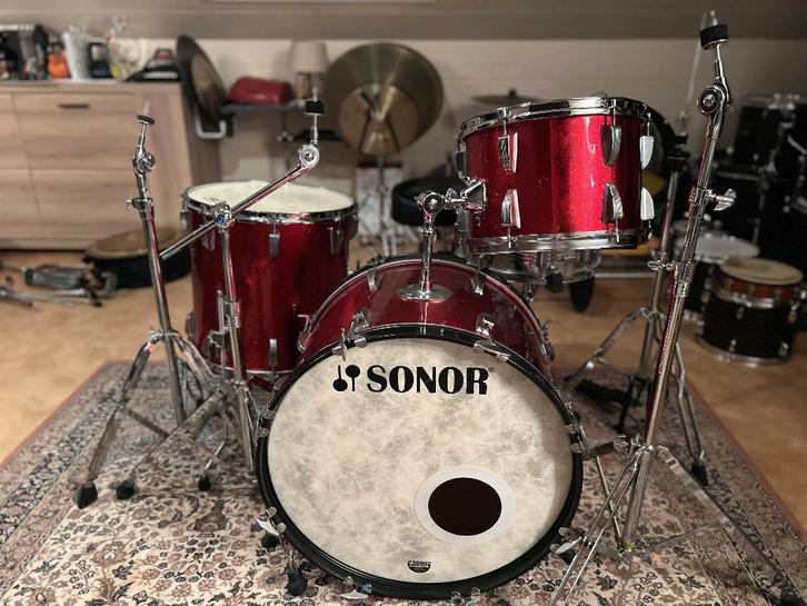 Vintage Sonor Drumset, Muziek en Instrumenten, Drumstellen en Slagwerk, Gebruikt, Sonor, Ophalen