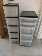 2 plastieken ladekasten, Huis en Inrichting, Kasten | Ladekasten, Ophalen