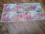 Honderd franken 4 stuks, Postzegels en Munten, Bankbiljetten | België, Verzenden