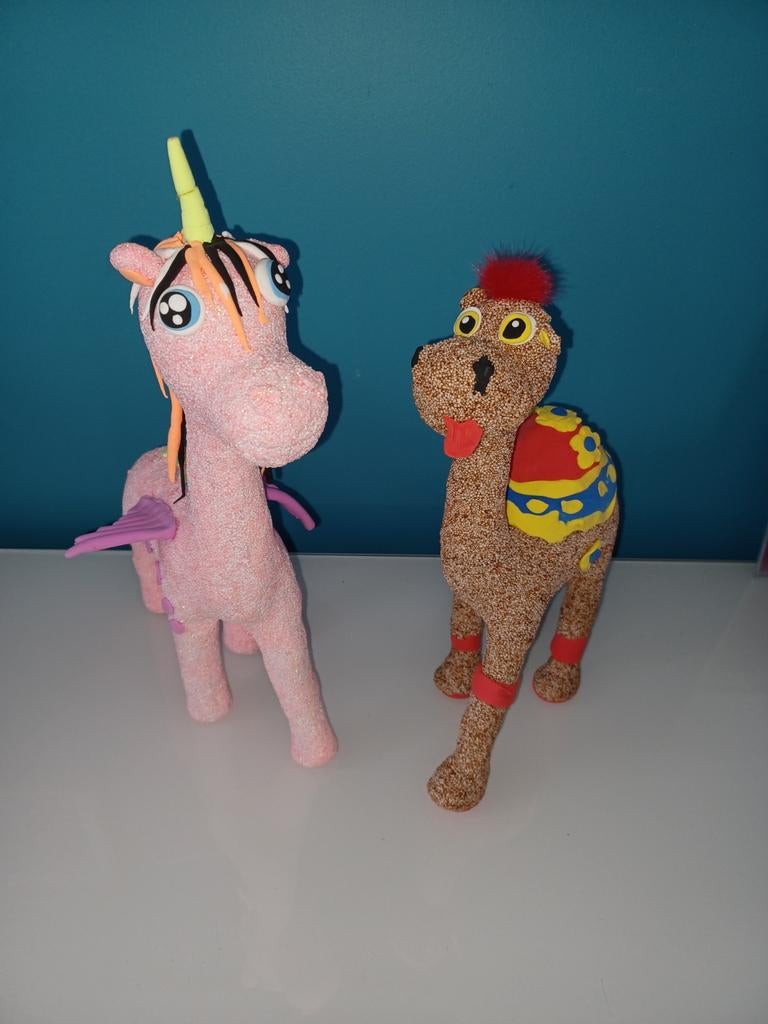 Unicorn en dromedaris 25cm, Ophalen