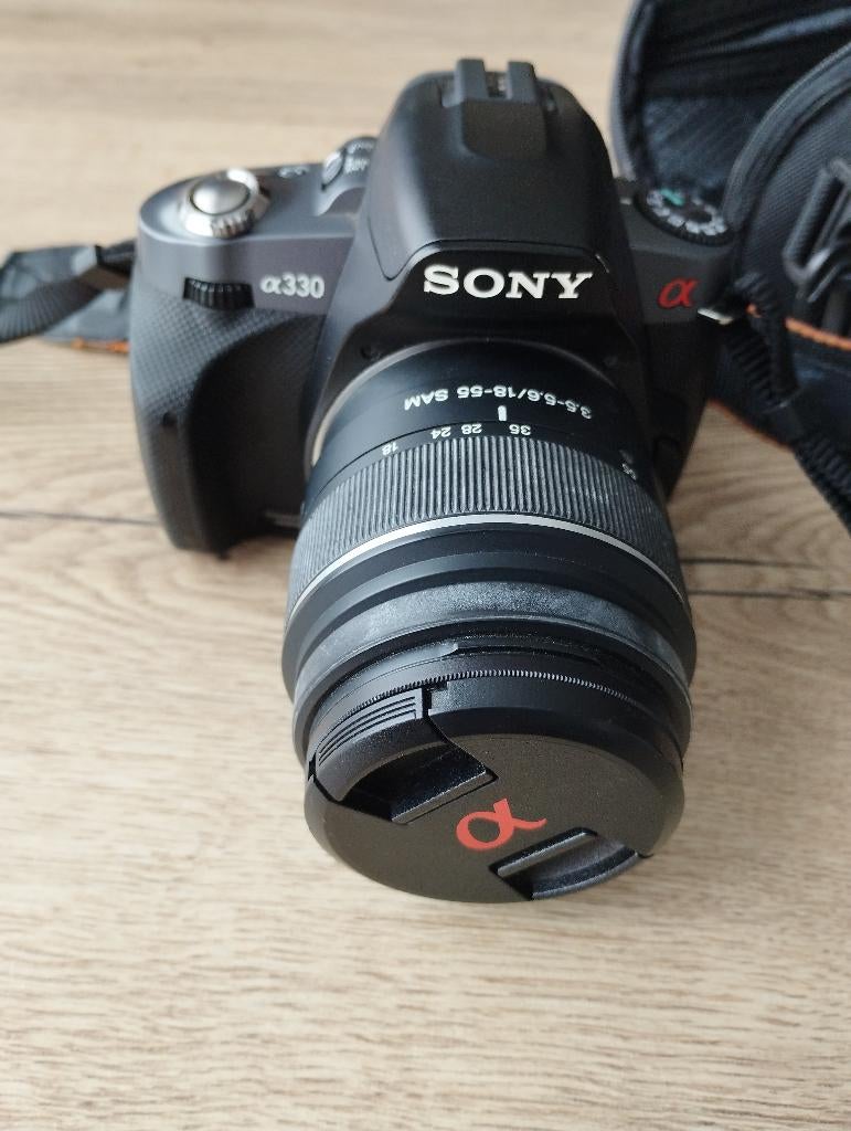 Sony A330 DSLR Camera met 2 lenzen, Ophalen, Gebruikt, Spiegelreflex, 10 Megapixel