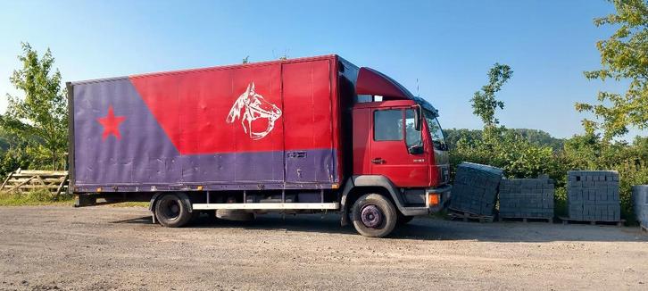 Man 6 paards vrachtwagen, alu kas, Dieren en Toebehoren, Paarden en Pony's | Trailers en Aanhangwagens, Gebruikt, Overige typen