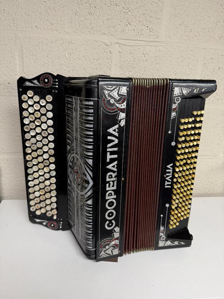 Zelfspelende luxe Accordeons met klasse, Muziek en Instrumenten, Accordeons, Gebruikt, Knopaccordeon, 120-bas, Overige merken