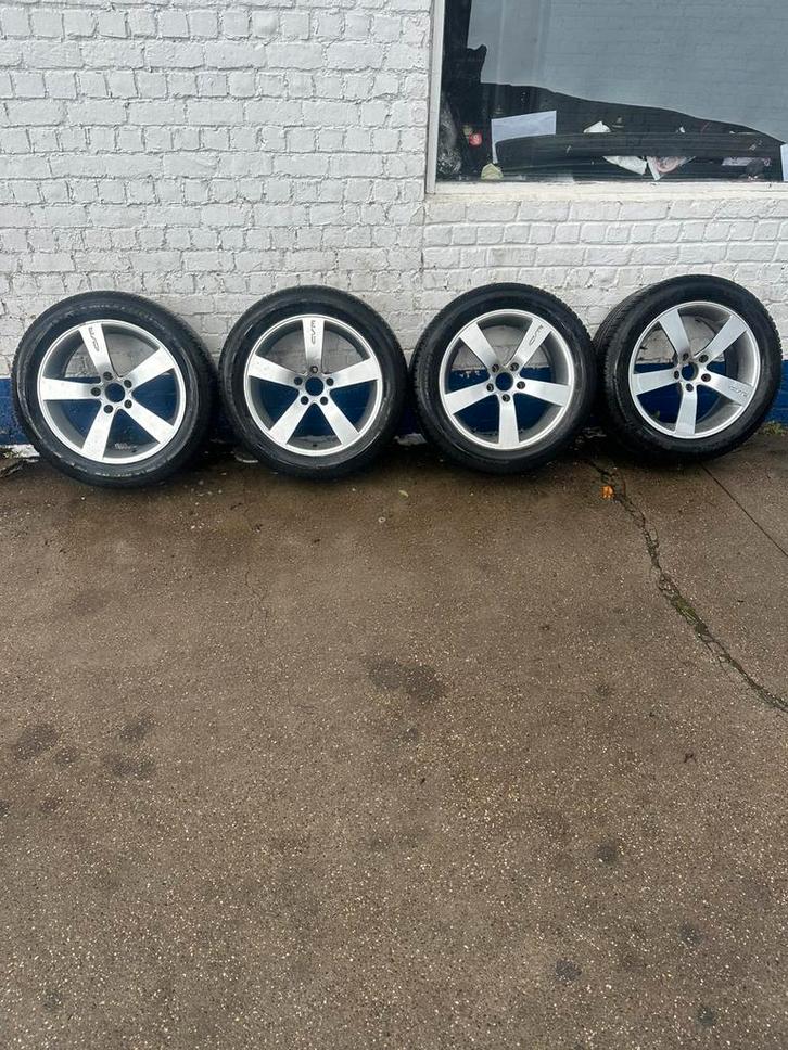 5x120 ET20 BMW Wielen Michelin-banden RUNFLAT 245 50r18, Auto-onderdelen, Banden en Velgen, Banden en Velgen, Ophalen