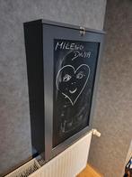 Ruimtebesparende Klaptafel / Wandtafel met krijtbord - Grijs, Huis en Inrichting, Ophalen, Zo goed als nieuw