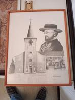 Tekening pater Damiaan Tremelo, Ophalen of Verzenden