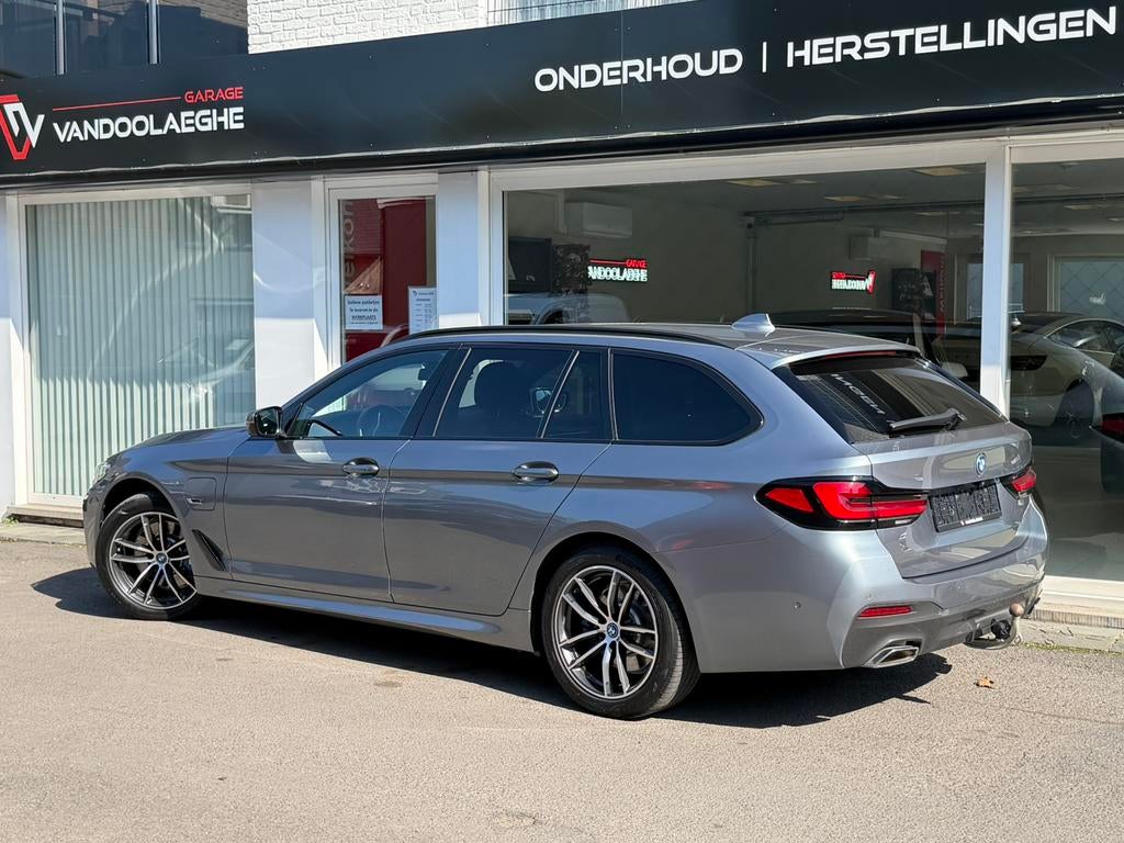BMW 530Exas Touring PHEV ACC - Mpack - Attelage de remorque, Autos, Cuir, Euro 6, Entreprise, Noir