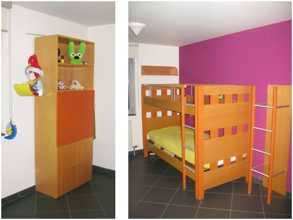 Complete slaapkamer met stapelbed, Ophalen, Gebruikt