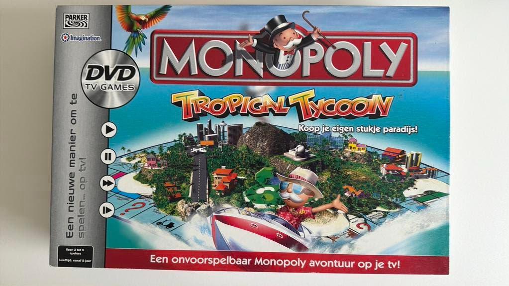 Monopoly Tropical Tycoon avec DVD, Enlèvement ou Envoi, Comme neuf