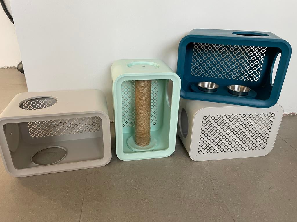 Beez tees cat cubes, Dieren en Toebehoren, Katten-accessoires, Gebruikt, Ophalen