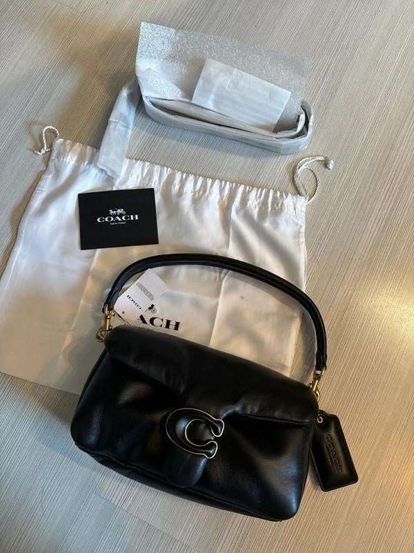 Gloednieuwe Coach kussenhoes Tabby 26 zwart, Ophalen of Verzenden, Nieuw, Zwart