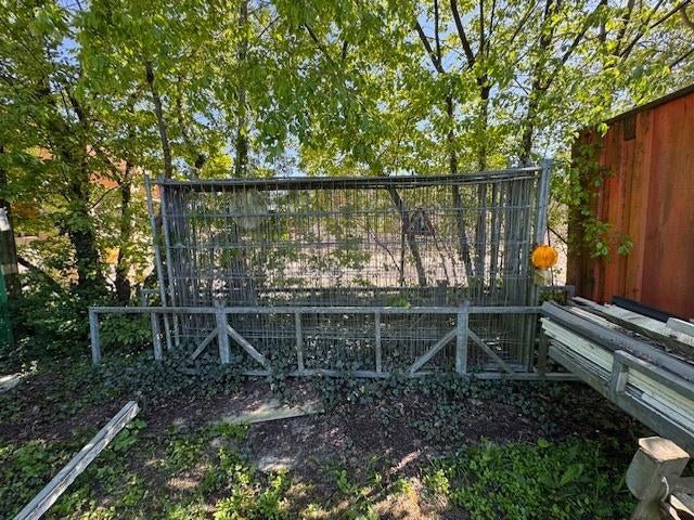 heras hekken, Ophalen, Gebruikt, IJzer, Gaashekwerk