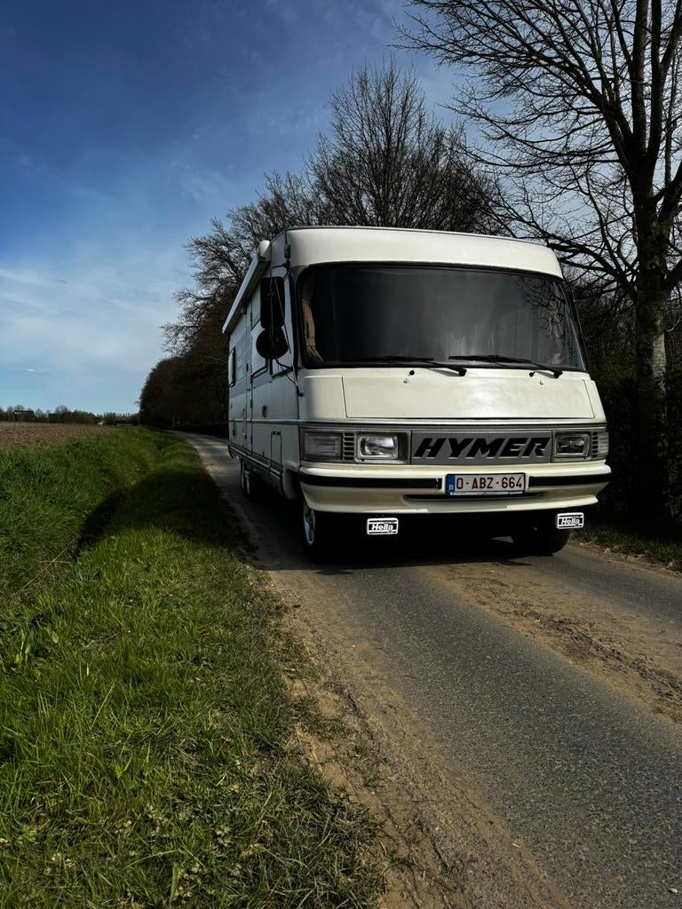 Hymer B694 Camper - rijbewijs B, Caravanes & Camping, Camping-cars, Toilette à cassette, Fiat, Boîte manuelle, Intégral