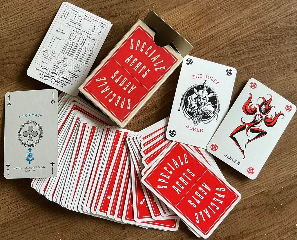Oud kaartspel SPECIALE AERTS, Ophalen of Verzenden, Zo goed als nieuw, Speelkaart(en)