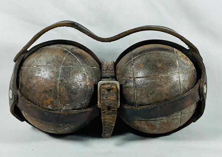 Jeu de boules petanque vintage antiek setje Jean Blanc, Antiek en Kunst, Curiosa en Brocante, Ophalen of Verzenden