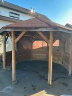 Houten overkapping, Tuin en Terras, Overkappingen, Ophalen, Gebruikt, Tuinpaviljoen